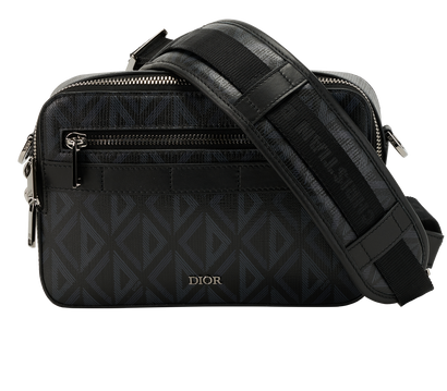 Safari, &pound;1,100, Handbags, Black/Blue, Canvas, Front view